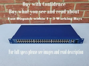 Netgear Prosafe FS750T2 - 48 Port 10/100 Smart Switch with 2 Gigabit Ports - Afbeelding 1 van 24