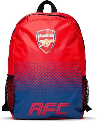Arsenal FC Fade Rucksack - Fußballtasche Schulanfang Geschenk offizielle Lizenz - Bild 1 von 4