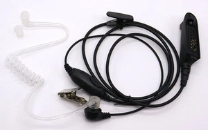 Covert Acoustic Tube Earpiece Motorola Radio GP340 GP328 GP360 GP380 VOX PTT - Picture 1 of 3