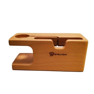 STALION Bamboo Apple Iphone Apple Watch Stand - Picture 1 of 9