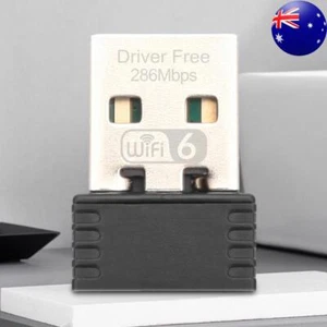 WIFI6 USB Dongle Wi-Fi Adapter Free Drive 2.4GHz USB WiFi Adapter for PC Laptop - Afbeelding 1 van 12