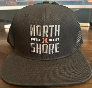Hurley Black Snapback North Shore Icon Hat MSRP $30 Hawaii CI - Picture 1 of 5