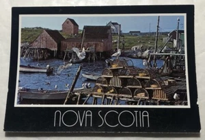 Nova Scotian Fishing Village. Postcard (F3) - Imagen 1 de 2