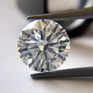 Natural Diamond 2.55 Carat Certified D SI2 Round Brilliant Enhanced Loose 10 mm - Picture 1 of 10