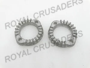 NEW JAWA CZ PERAK MOTORCYCLE EXHAUST SILENCER FLANGE NUT SET OF 2 - Picture 1 of 2