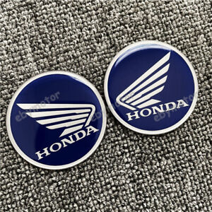 Motorcycle Fuel Tank Emblem Decal for Honda Wing CBR Bike Car Badge Sticker Blue