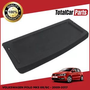 CUBIERTA DE COMPARTIMENTO DE BANDEJA DE PAQUETE FIJO NEGRO PARA VW POLO 6R 09-17 - Imagen 1 de 9