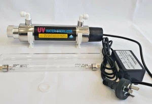 UV-0.5-1-GPM 6w Filters | UV Water Sterilizer Filter | 220v Phillip Lamp - Picture 1 of 4