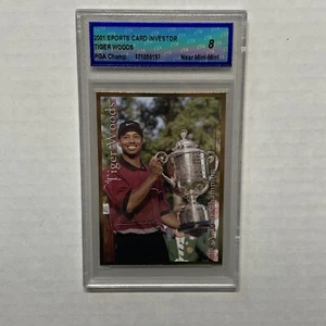 Tiger Woods 2001 Sports Card Investor PGA Champ (CTA 8 Near-Mint-Mint) Card - Picture 1 of 5