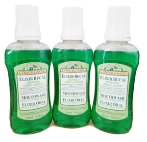 3 Pack Corpore Sano Elixir Oral Mouthwash Propolis,Myrrh & Fennel 250ml. 8.4 fl. - Picture 1 of 2