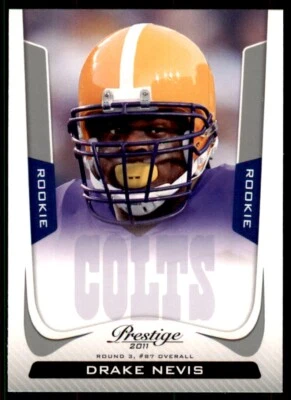 2011 Panini Prestige. Drake Nevis Football Cards #237 - Image 1 of 2