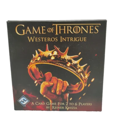 Game of Thrones Westeros Intrigue Card Game - Reiner Knizia 2-6 Players COMPLETE - Image 1 of 3