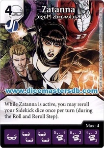 Zatanna Backwards Magic #73 - Justice League - DC Dice Masters - Picture 1 of 1