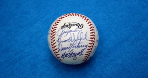 1989 Montreal Expos team autographed baseball 23 bold sigs Galarraga, Raines - Picture 1 of 8