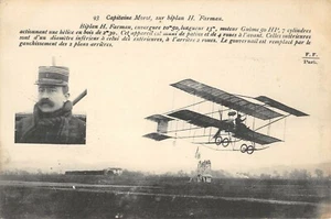 CPA AVIATION CAPITAINE MOROT SUR BIPLAN H.FARMAN - Picture 1 of 1