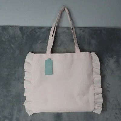 Сумка с короткими ручками Bath Body Works SWEETEST SONG светло-розовая с оборками на день матери ограниченное издание - Изображение 1 из 4