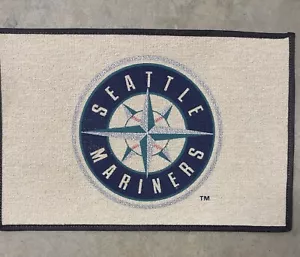Price Drop ! Seattle Mariner Door Mat 27" Wide X 18" tall - Picture 1 of 1