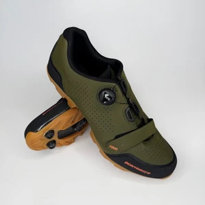 Bontrager Foray BOA Mountain Bike Shoes US Size 14.5 Olive Green Pre-owned - Picture 1 of 7