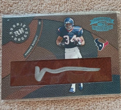 2005 Throwback Threads Rookie Hoggs Autographs #RH-30 Vernand Morency #62/150 - Image 1 of 2