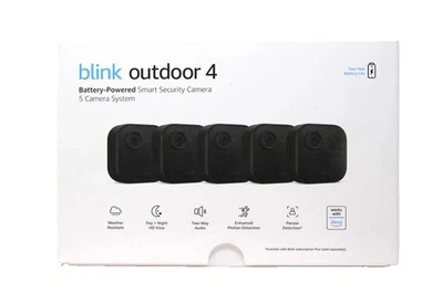 📷 Sistema de seguridad inteligente inalámbrico 1080p cámara exterior parpadeante 4-5 con audio Foto 1 de 4