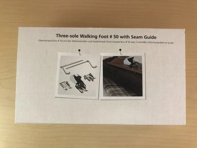 Genuine Bernina 3-Sole Walking Foot, Dual Feed, New Style + all Extras, Foot #50 - Image 1 of 4