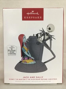 JACK AND SALLY ~ Disney ~ 2022 Hallmark Keepsake Ornament - Imagen 1 de 2