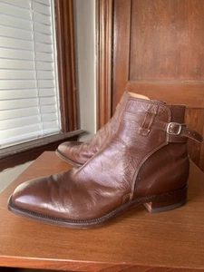 USADO 5x | BOTAS RM WILLIAMS 9.5 H / 10.5 E US STOCKMAN JODHPUR HEBILLA - Imagen 1 de 18