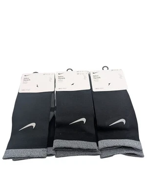 3 pares de calcetines tobilleros acolchados Nike Spark Dri-Fit negros para hombre talla 10-11,5 Foto 1 de 3