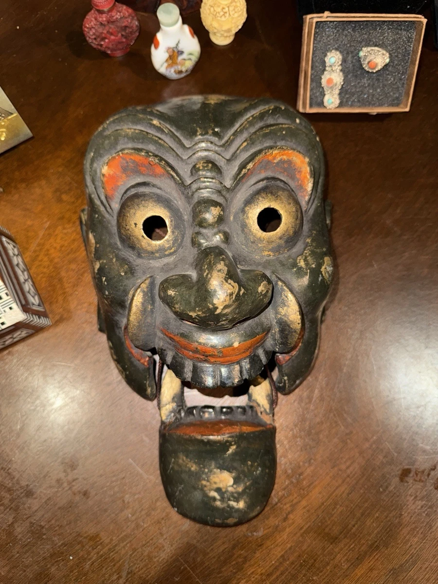 复古原版1940 年后日本古董面具| eBay