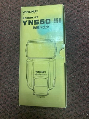 YONGNUO Speedlite YN-560-III Shoe Mount Flash for Canon NEW - Image 1 of 4