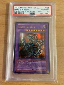 PSA 10 GM 2003 Dark Paladin MFC-105 Ultra Rare 1st ED YuGiOh Asian English Holo - Picture 1 of 10