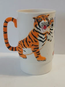 Taza de plástico Ringling Bros and Barnum & Bailey Circus 1988 3D Tiger - Imagen 1 de 7
