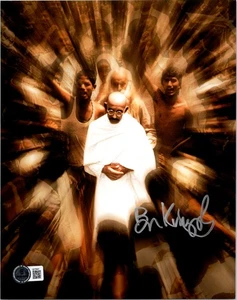 BEN KINGSLEY SIGNED 8X10 PHOTO BECKETT BAS COA SCHINDLERS LIST GHANDI 7 - Picture 1 of 1