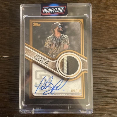 Fernando Tatis Padres 2023 Topps Serie 2 Reverencia Flagship Parche Automático #/10 SSP Foto 1 de 2