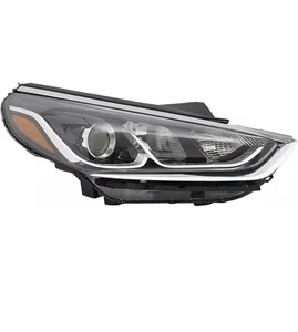 Halogen Headlight Assembly for 2018 2019 Hyundai Sonata Right Passenger Side RH - Foto 1 di 9