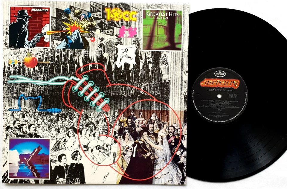 10cc – Greatest Hits 1972-1978 Vinyl LP Album Mercury Australia – 6310 505 - Image 1 of 3