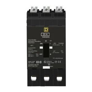 EDB36020 - Square D - Molded Case Circuit Breaker - Picture 1 of 4