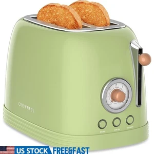 Extra Wide Toaster W/ Bagel Defrost Cancel Functions 6 Shade Settings Easy Clean - Picture 1 of 29