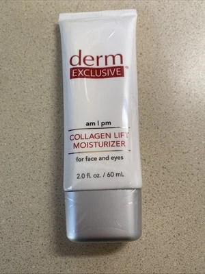 derm 独家胶原提升适用于面部和眼睛 - 上午 | 下午 - 2.0 液量盎司 -密封 — 第 1/3 张图片