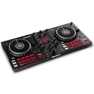 Numark DJ Controller, 2-Deck, Touch-Sensor Jog Wheels, Serato DJ Lite, DJ Mixer, - Image 1 of 4