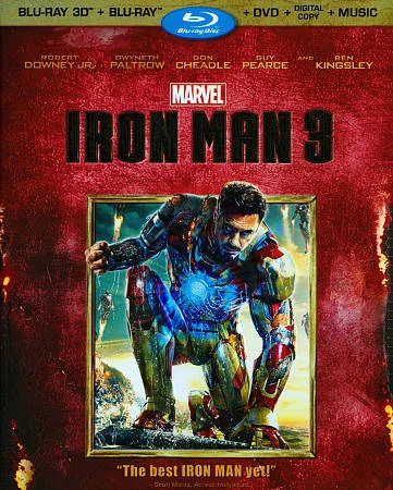 Iron Man 3 (Blu-ray/DVD, 2013, 3-Disc Set, Includes Digital Copy 3D)