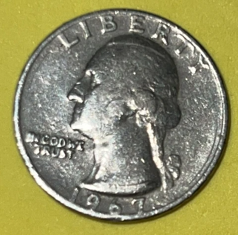 1967 washington quarter error doubling Cover