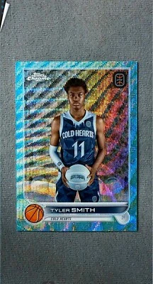2022-23 Topps Chrome OTE Aqua Green Refractor #74 Tyler Smith Cold Hearts /199 - Image 1 of 2