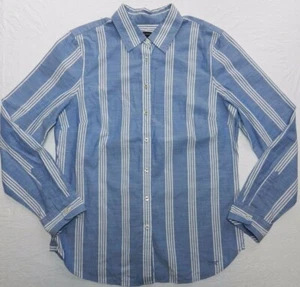 TALBOTS Hemd Damen Gr. 8 wandelbare Ärmel Button Down Bluse Oberteil (ab33) - Bild 1 von 7