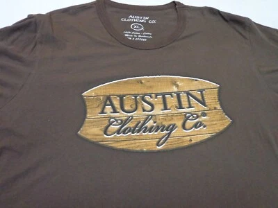 Camiseta marrón Austin Clothing Co. talla XL  Foto 1 de 4