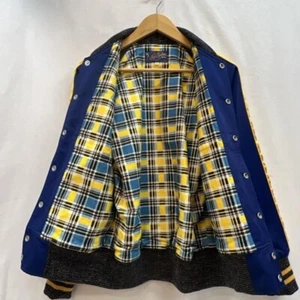 SUGAR CANE x MISTER FREEDOM SC14980 Satin Stadium Jacket – Blue – Size S - Picture 1 of 7