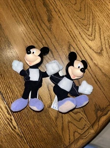 Pair Of 5" Toon Disney House of Mouse Mickey Plush Kids Toy 2 Total - Picture 1 of 4