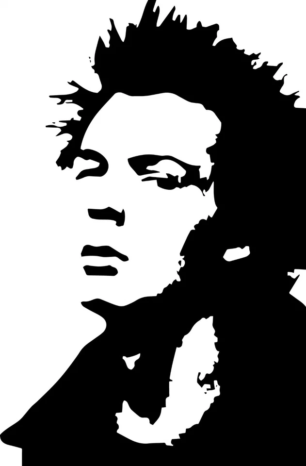 Sid Vicious vinyl decal sticker sex pistols punk emi vacant