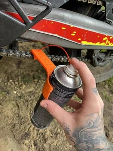 Chain Lube Spray Guard - SD SPRAYpro / Motorcycle / Bicycle Lube Saver - Picture 1 of 5