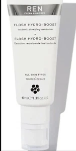 REN Flash Hydro Boost Instant Plumping Emulsion Facial Treatment 40ml Ageing - Picture 1 of 3